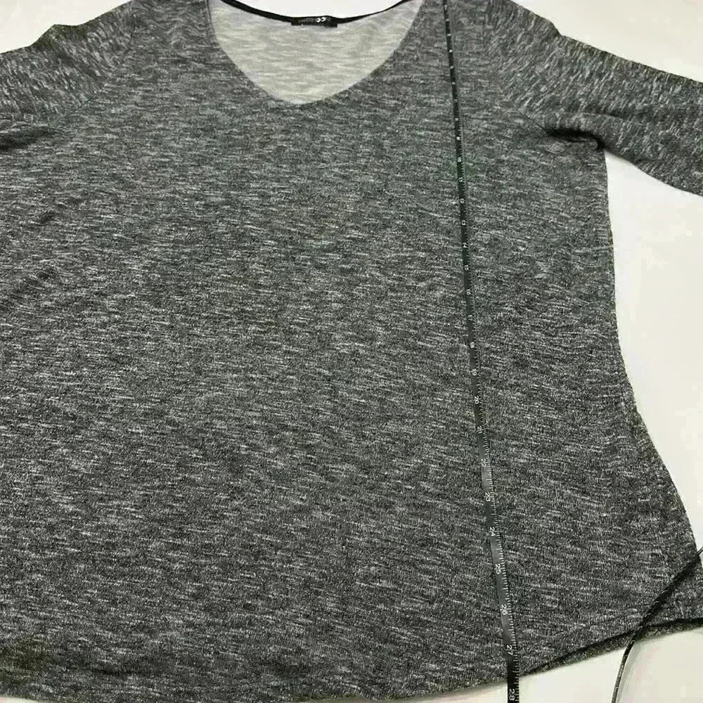 Papermoon from Stitch Fix gray stretch tunic blouse Size 1X Item # 6C - Picture 4 of 6